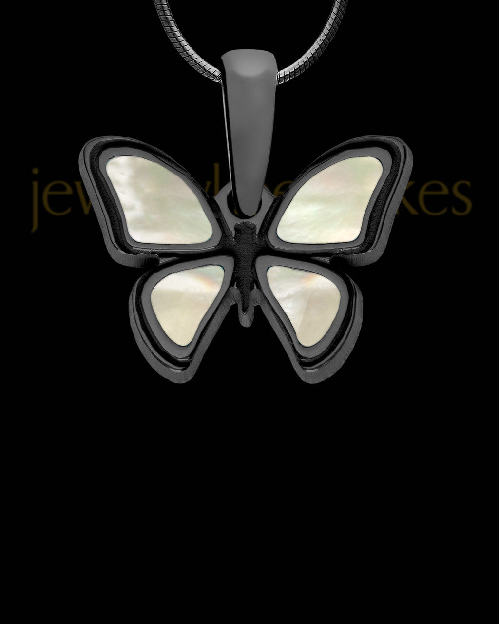 Rising Moon Butterfly Black Finish Ash Jewelry