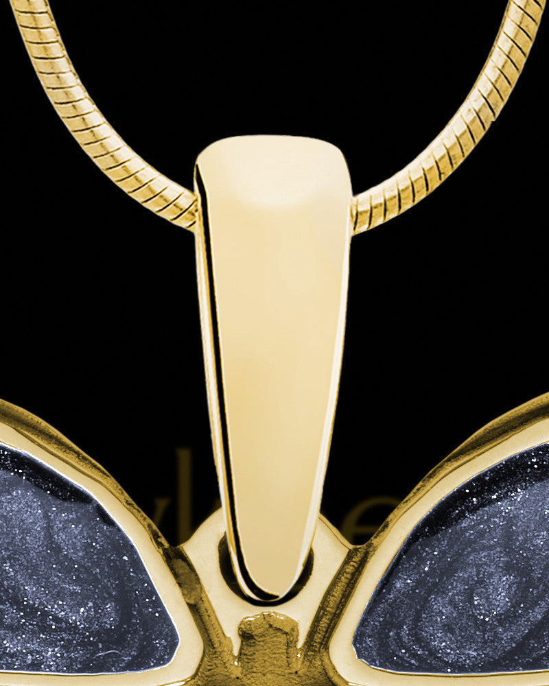 Willowbrook Butterfly Gold Plated Ash Jewelry