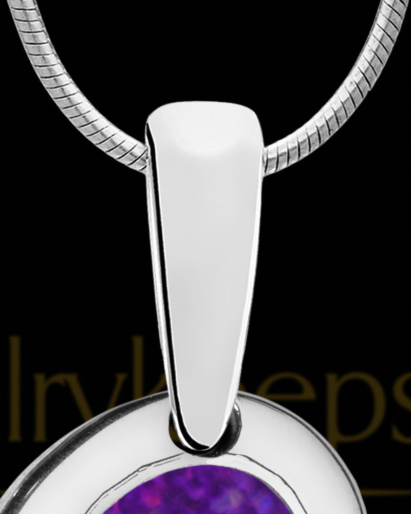 Heart Within Silver with Orchid Pearl Opal Ash Jewelry