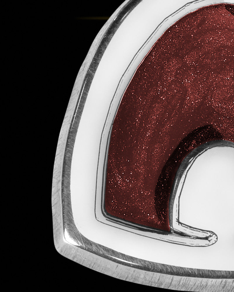Solid 14K White Gold Heart Within with Berry Ash Jewelry