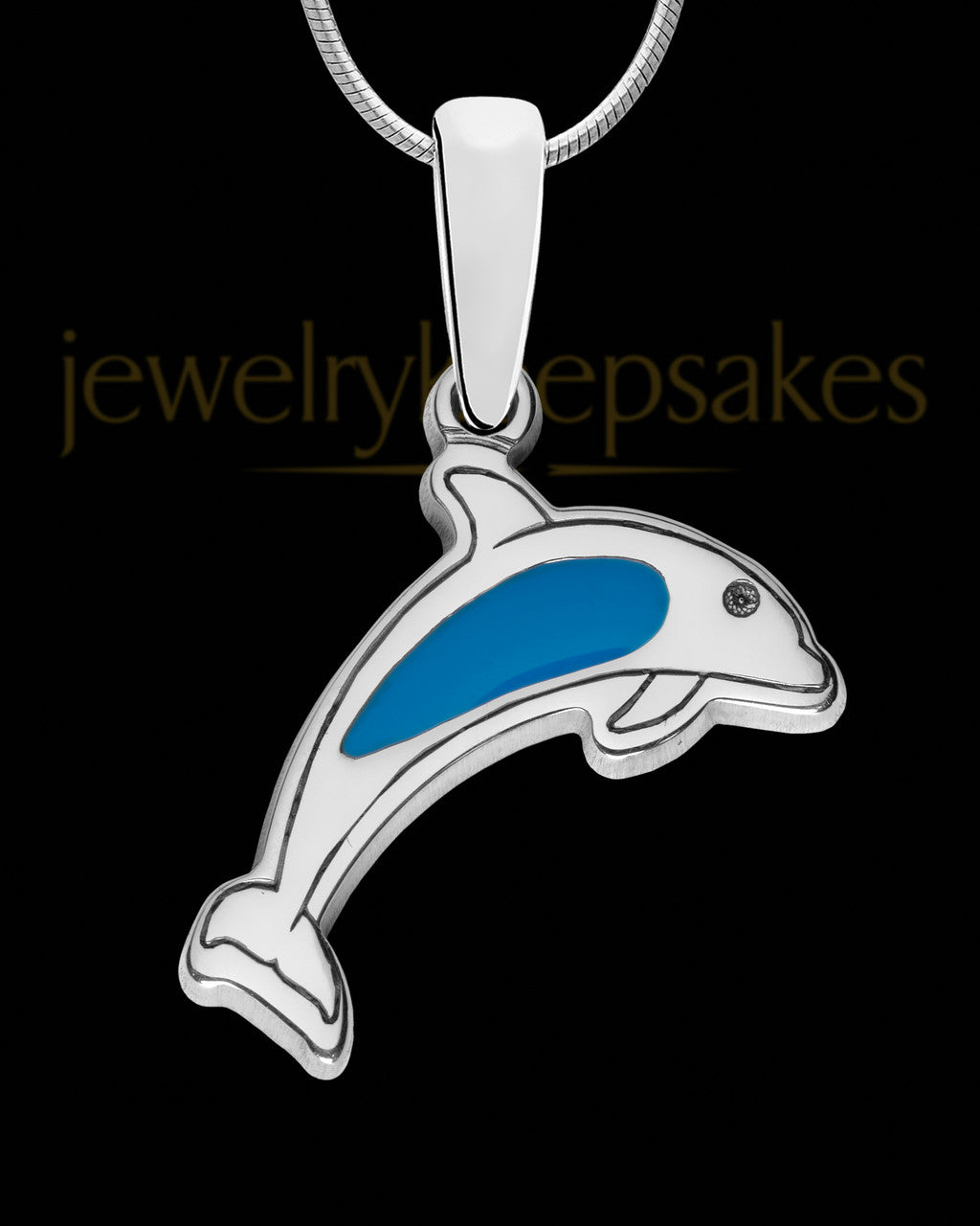 Dainty Dolphin Silver Ash Jewelry