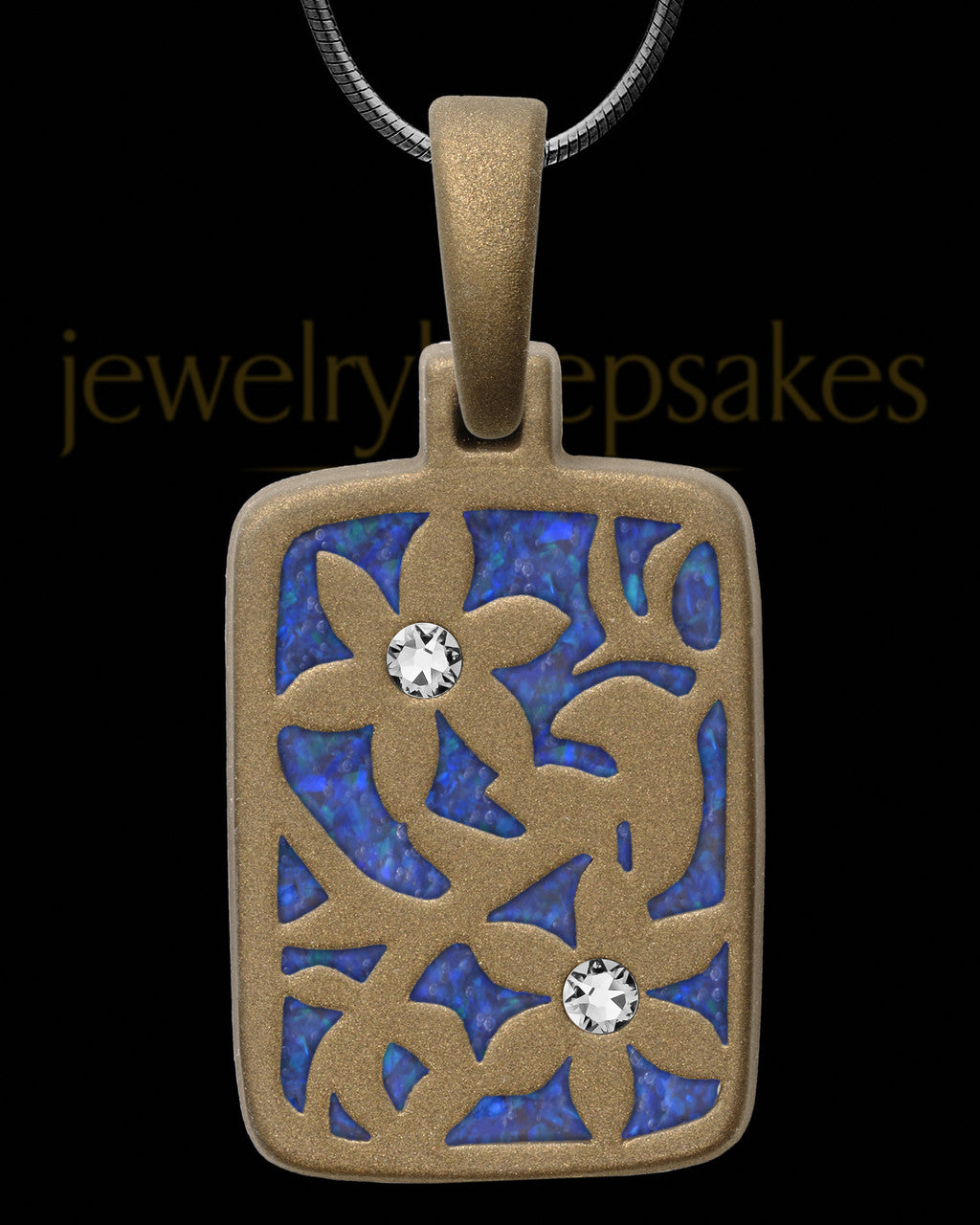 Shore View Rectangle Bronze Finish Ash Jewelry