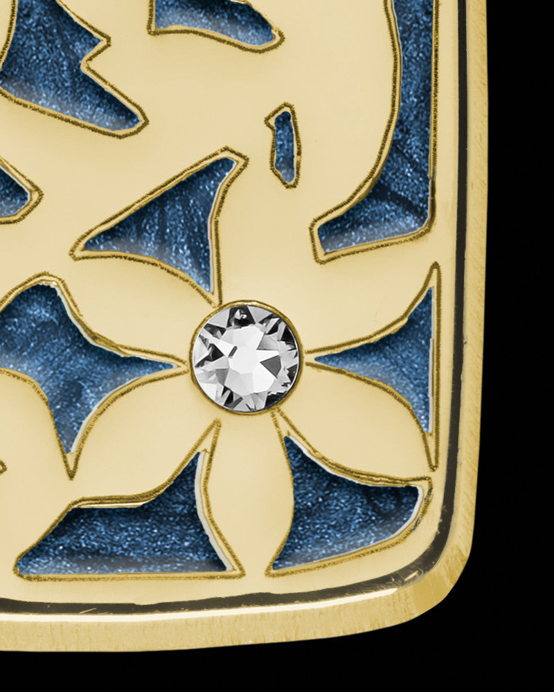 Beasley Rectangle Gold Plated Ash Jewelry