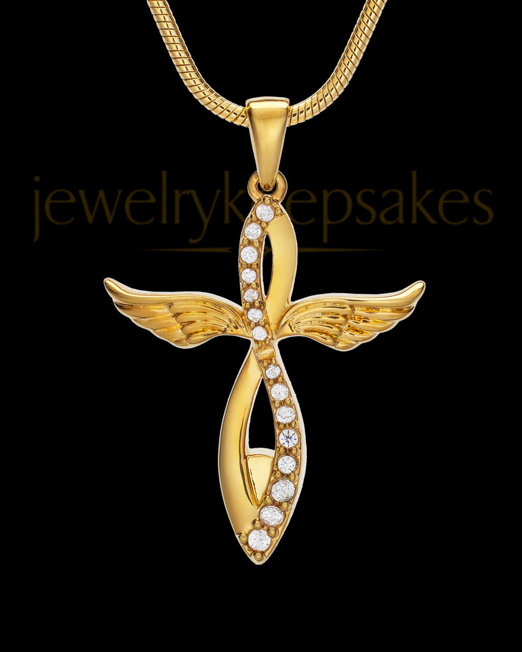 Gold Sterling Silver Glorified Cremation Jewelry
