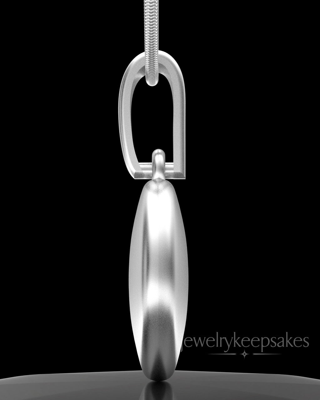 Sterling Silver Luna Permanently Sealed Waterproof Keepsake Jewelry