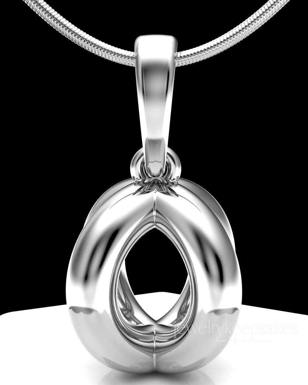 Sterling Silver Harmony Sphere Permanently Sealed Waterproof Keepsake Jewelry
