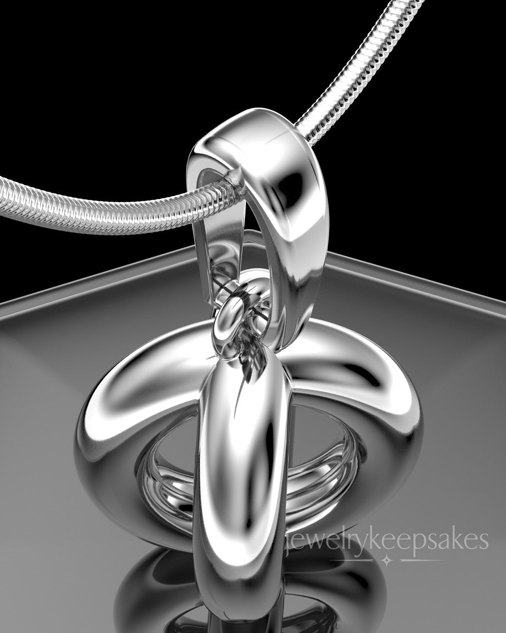 Sterling Silver Harmony Sphere Permanently Sealed Waterproof Keepsake Jewelry