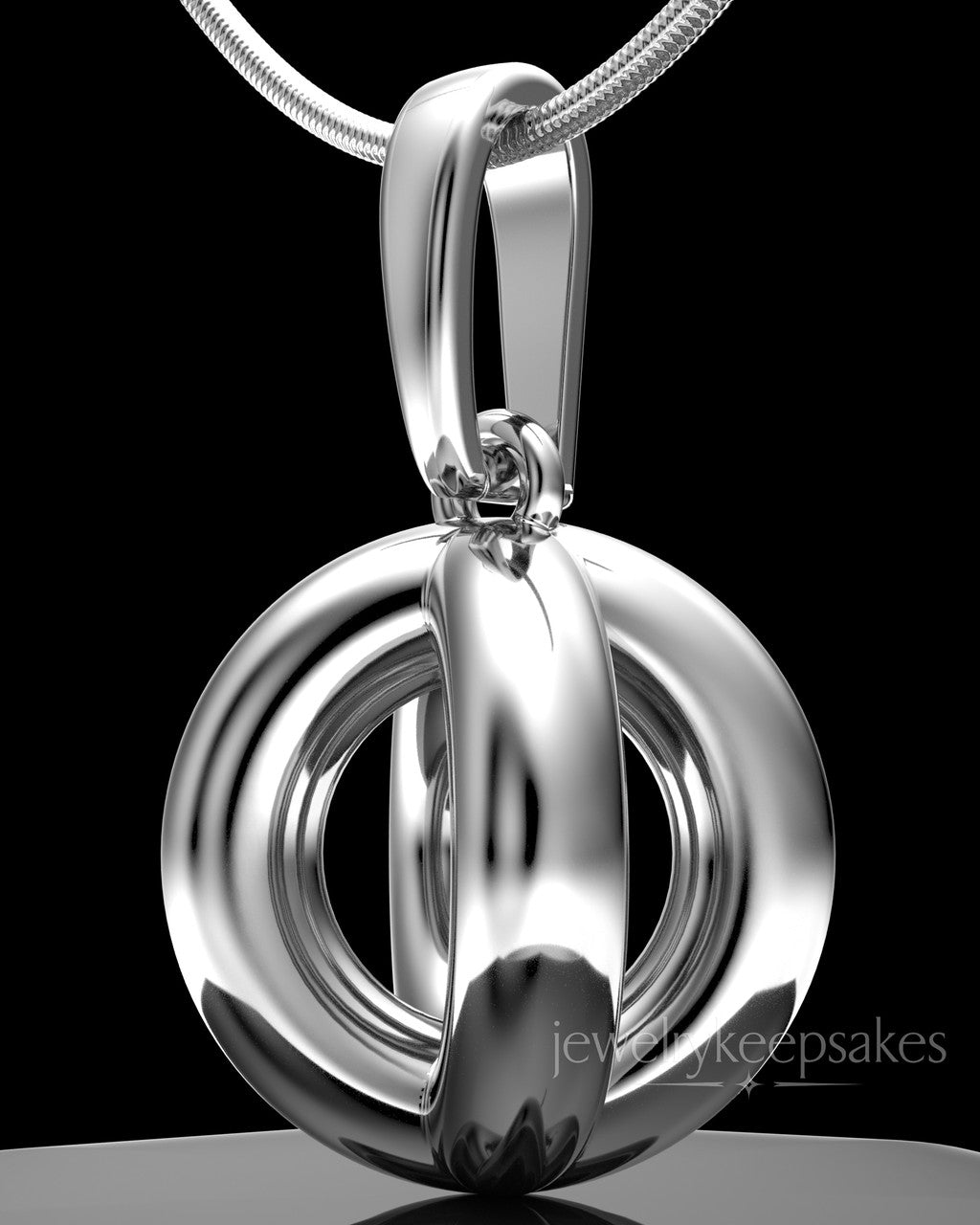 Sterling Silver Harmony Sphere Permanently Sealed Waterproof Keepsake Jewelry
