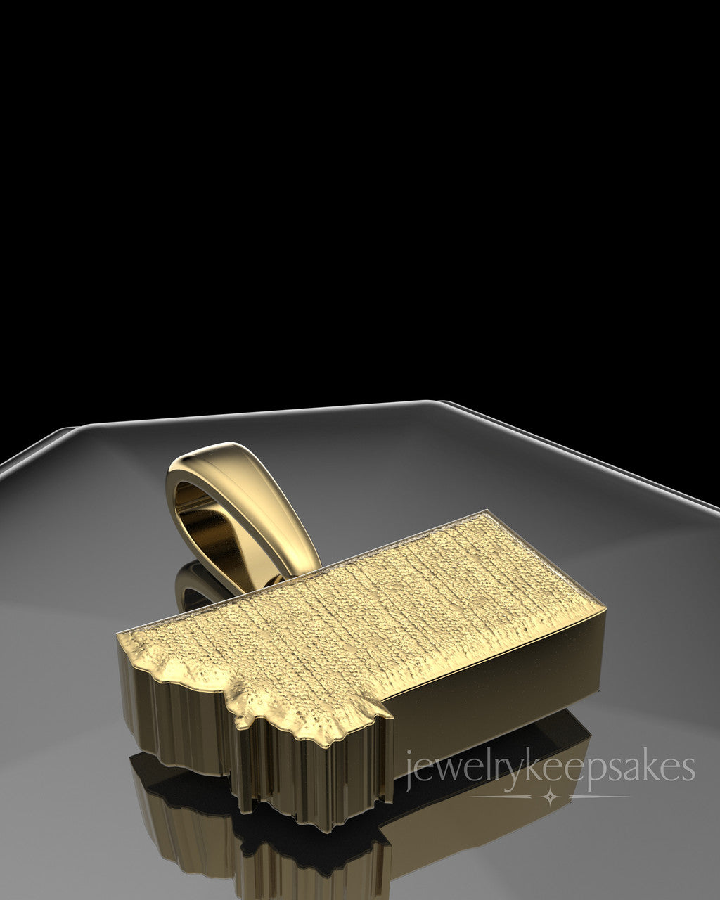 Gold Plated Permanently Sealed State Waterproof Keepsake Jewelry