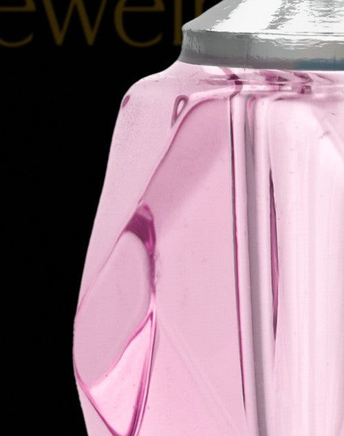 Pink Crystal Cube Cremation Charm