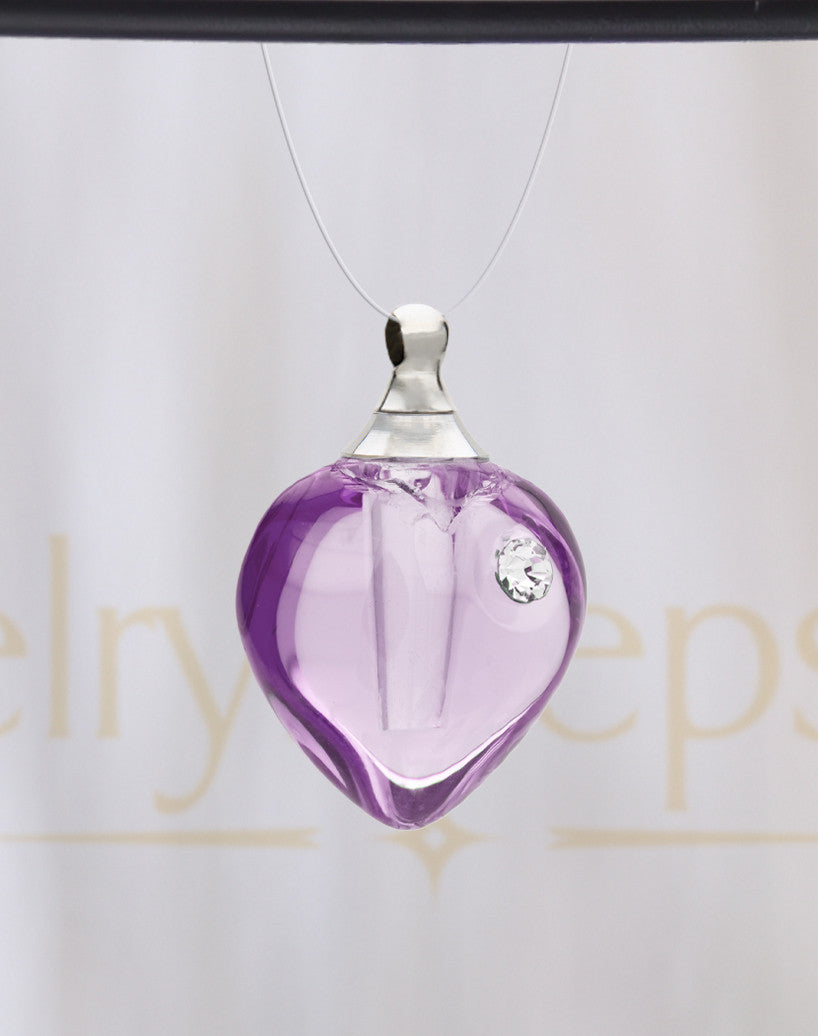 Magic Heart Glass Reflection Pendant