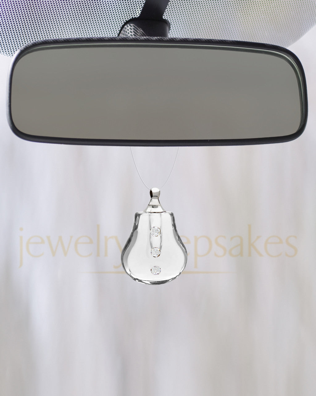 Clear Sprinkle Glass Reflection Pendant