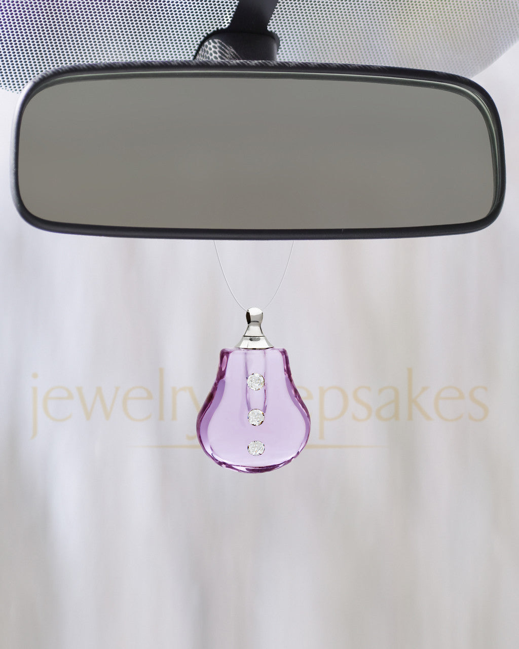 Violet Sprinkle Glass Reflection Pendant