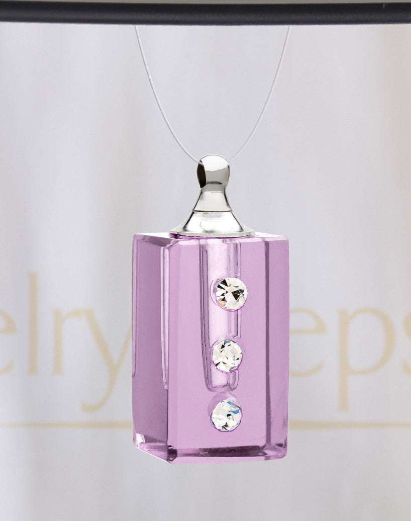 Violet Dependable Glass Reflection Pendant