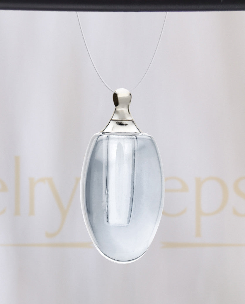 Clear Forever Glass Reflection Pendant