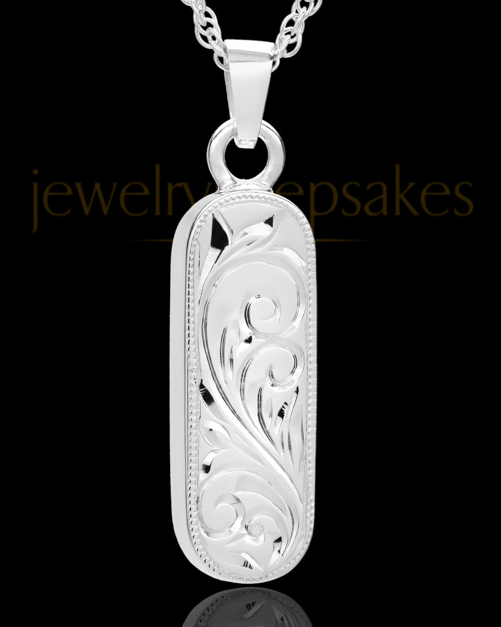 Personalized Cylinder Locket Jewelry For Ashes Sterling Silver