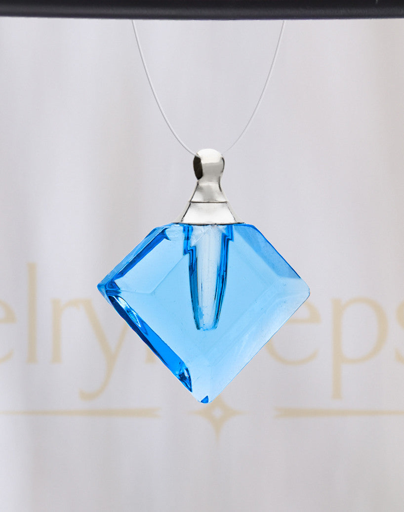 Indigo Fascination Glass Reflection Pendant