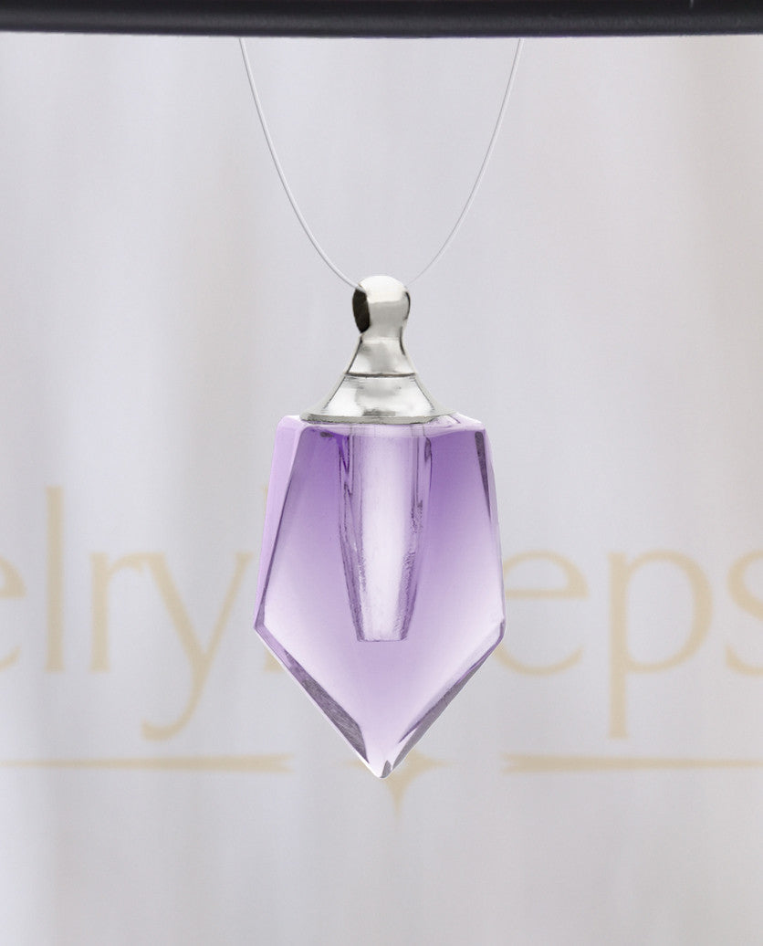 Violet Devoted Glass Reflection Pendant