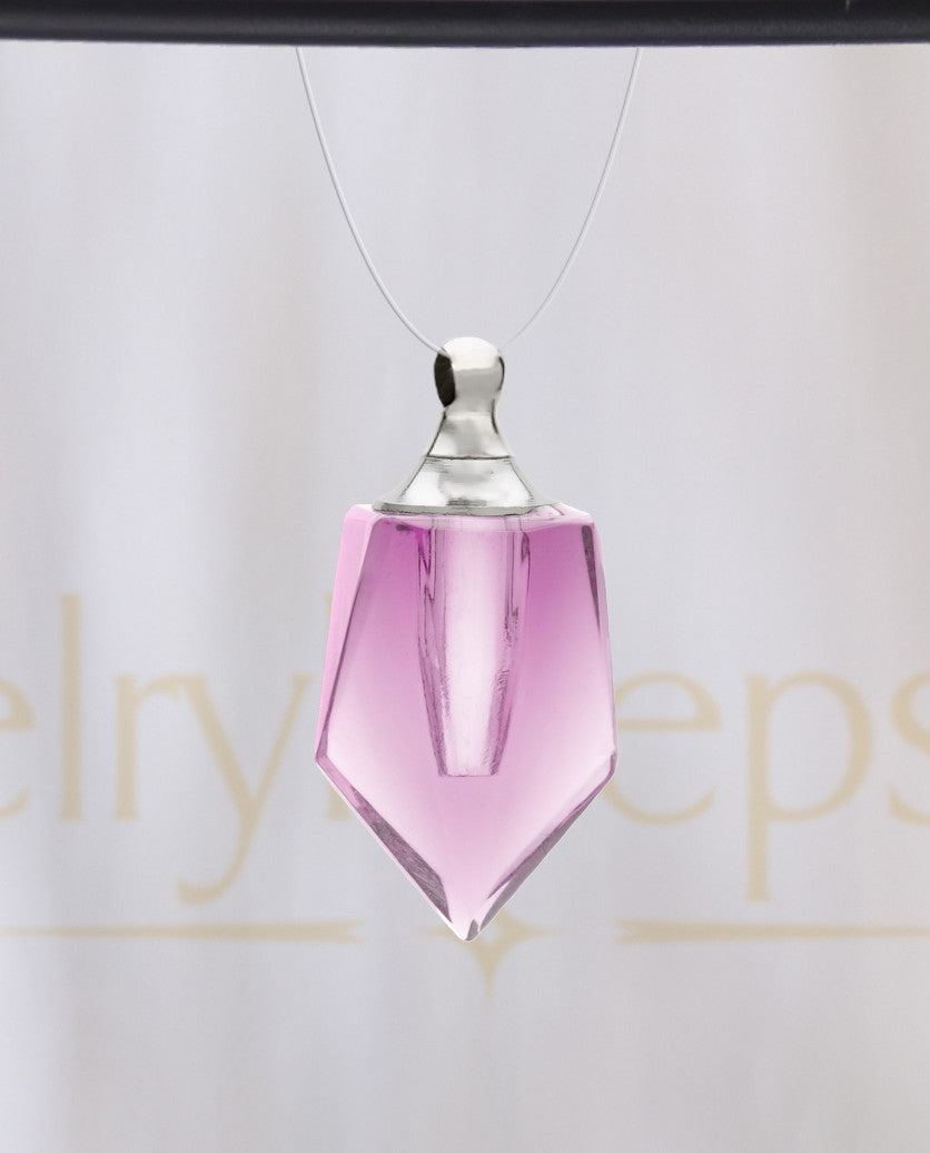 Pink Devoted Glass Reflection Pendant
