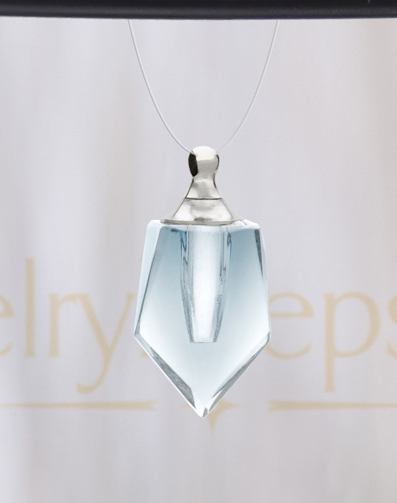 Clear Devoted Glass Reflection Pendant