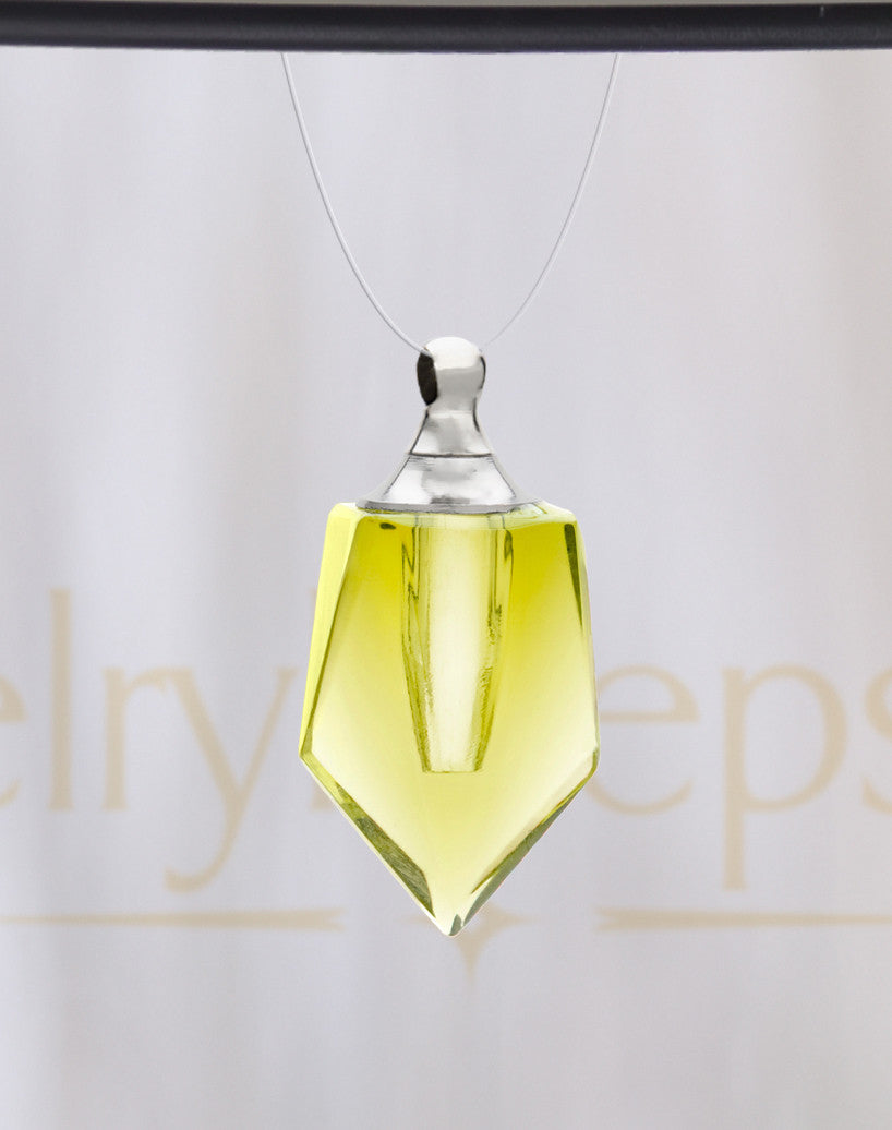 Yellow Devoted Glass Reflection Pendant