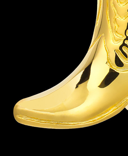 Remembrance Pendant Gold Plated Boot
