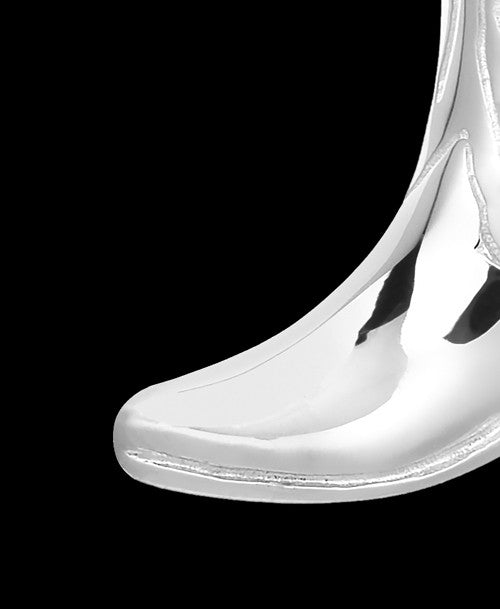 Boot White Gold Ash Pendant
