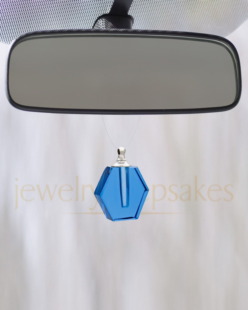 Blue Honesty Glass Reflection Pendant
