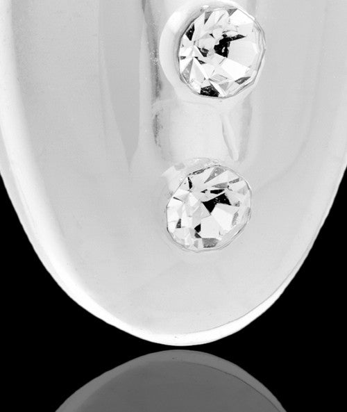 Clear Mystic Glass Teardrop Cremation Jewelry