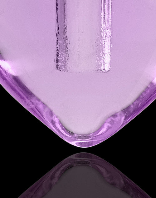 Violet So Loved Glass Cremation Jewelry