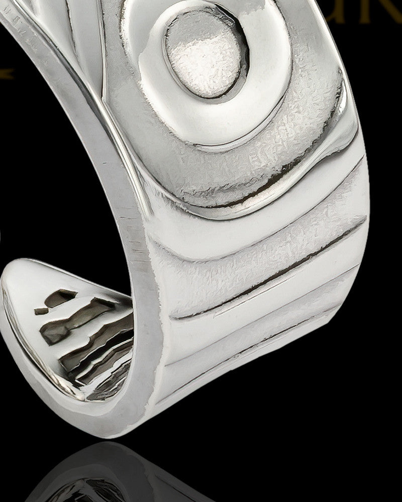 Sterling Silver Graceful Thumbprint Ring