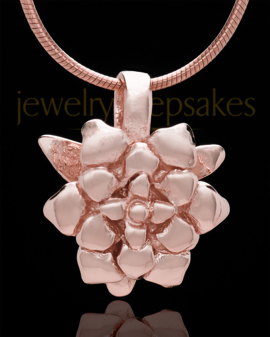 Rose Gold Plated Blossomed Keepsake Jewelry