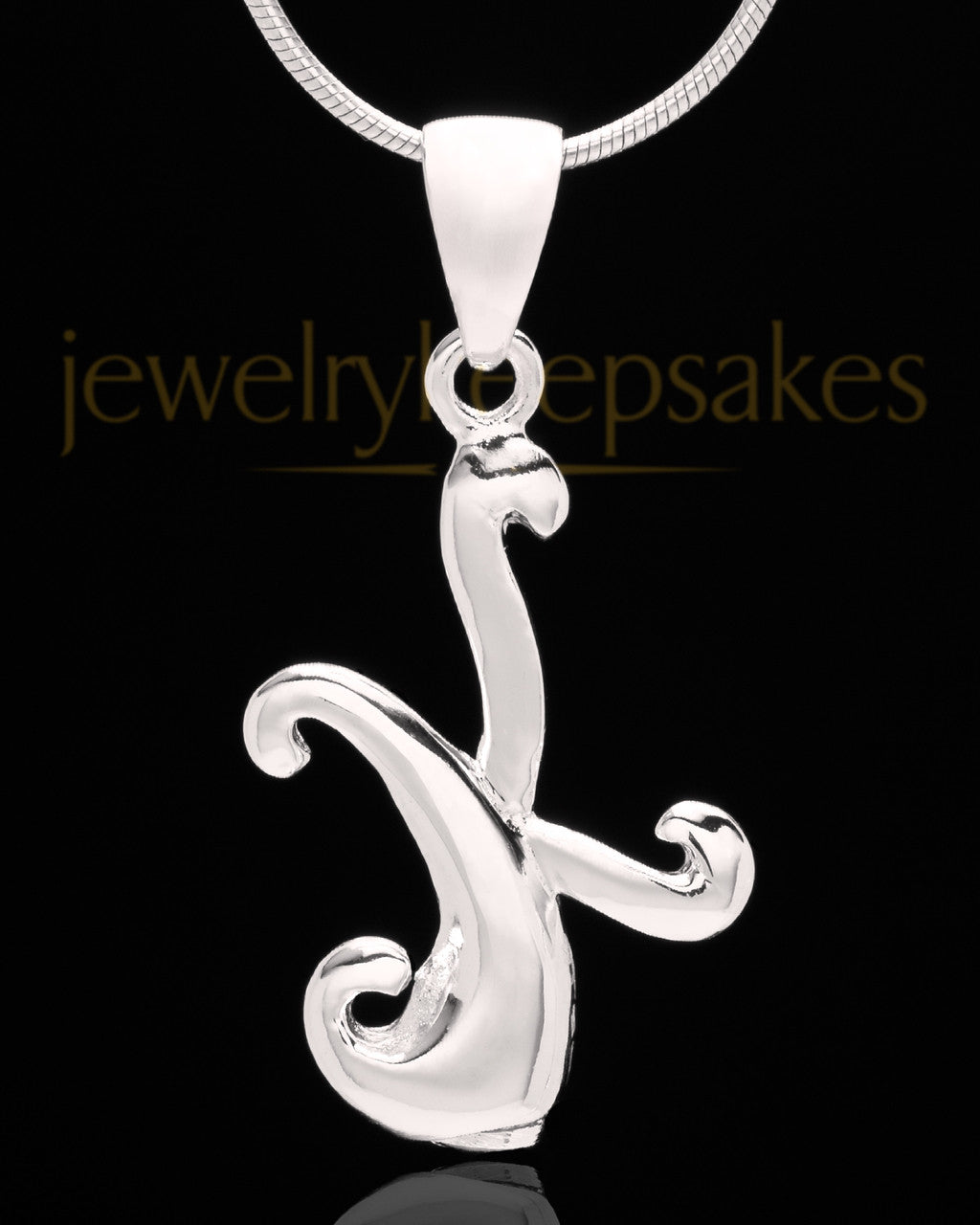 Sterling Silver "K" Keepsake Jewelry