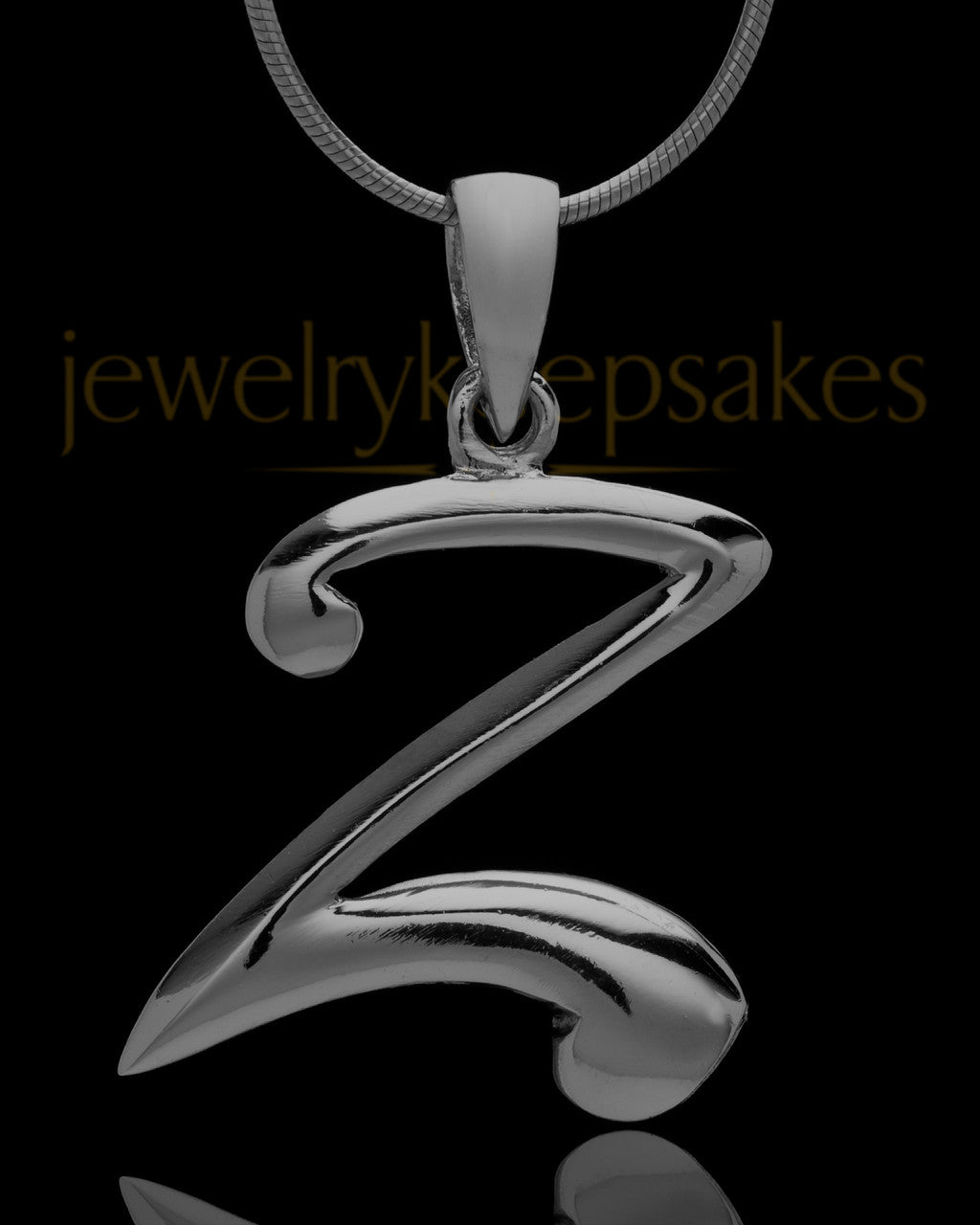 Black Plated "Z" Keepsake Jewelry