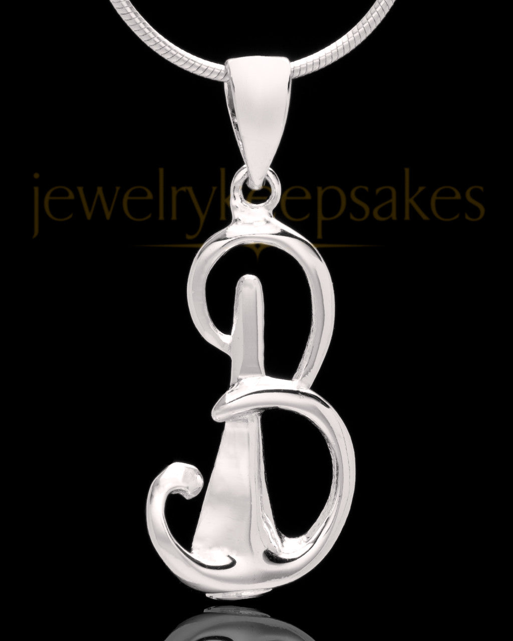 Sterling Silver "B" Keepsake Jewelry
