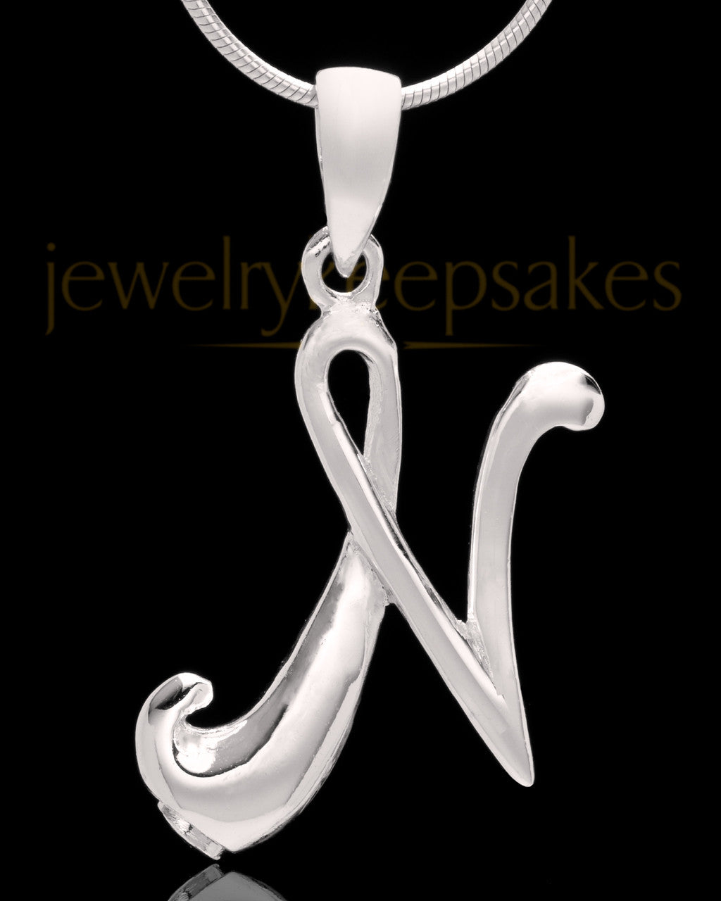 Sterling Silver "N" Keepsake Jewelry