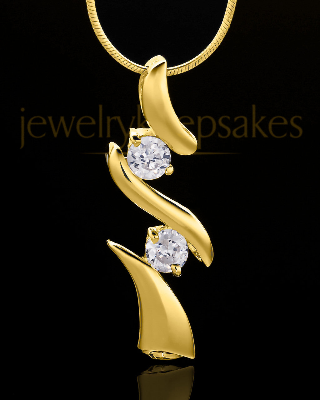 Gold Plated Endless Love Keepsake Jewelry