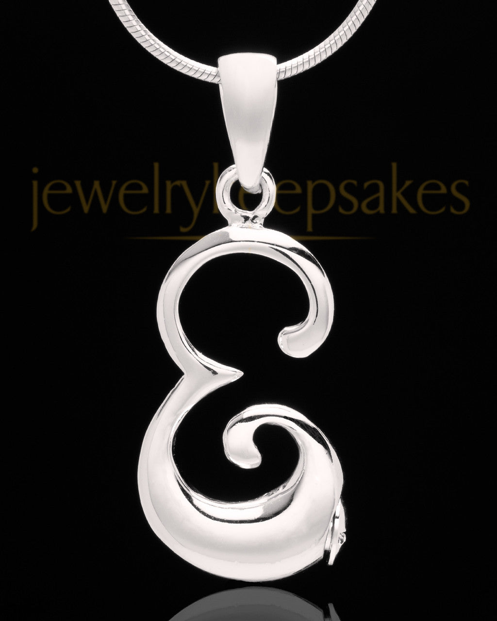Sterling Silver "E" Keepsake Jewelry