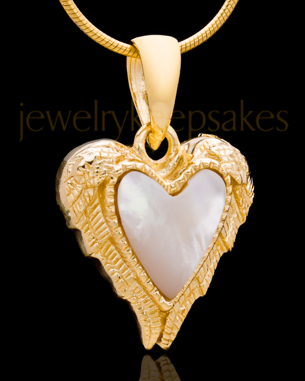 Gold Plated Divine Moments Heart Keepsake Jewelry