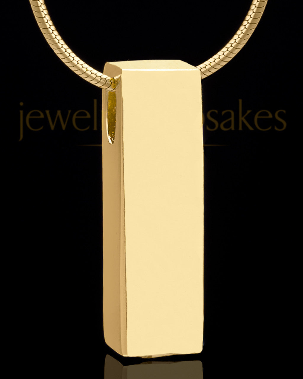 Gold Plated Classy Cylinder Keepsake Jewelry