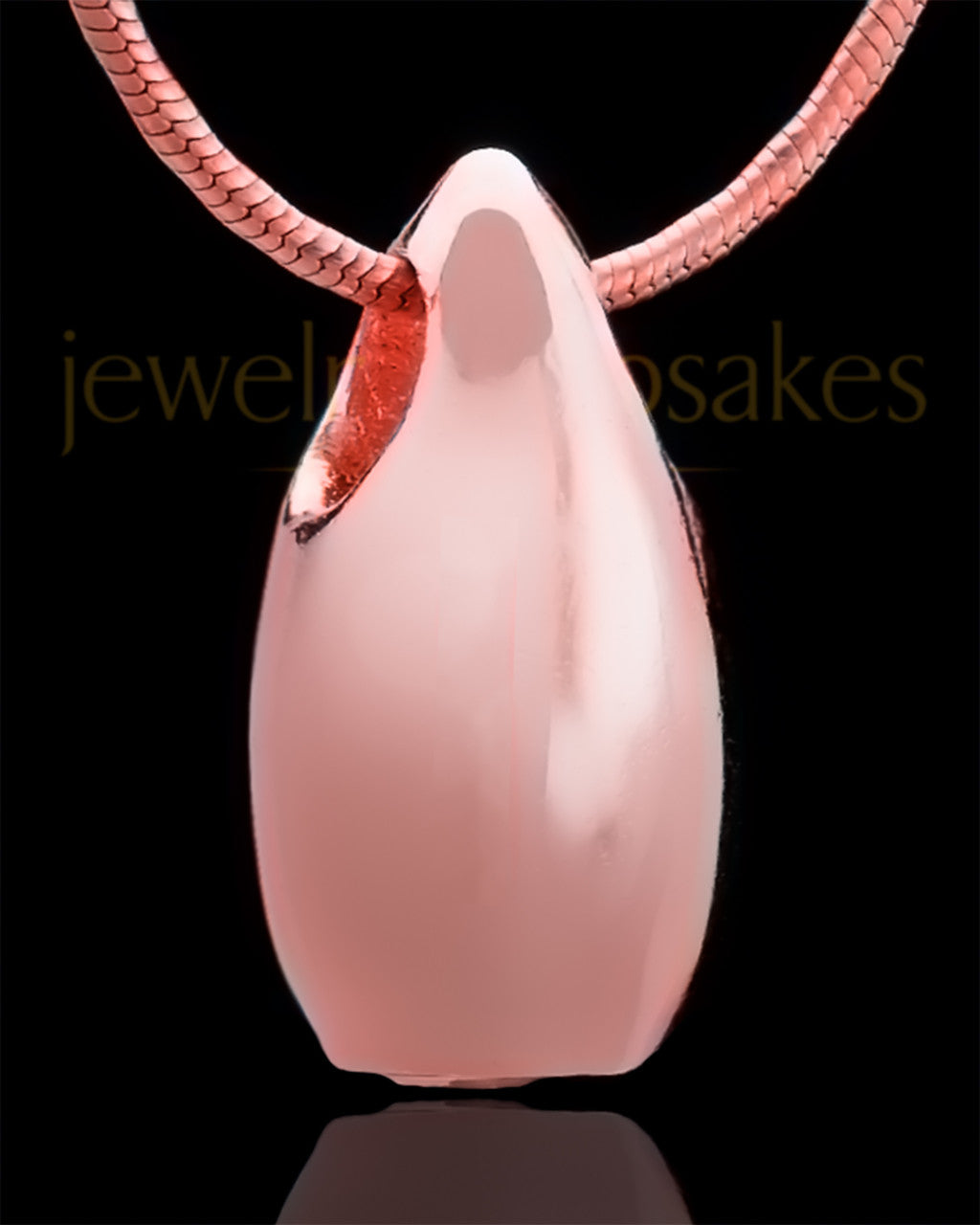 Rose Gold Plated Natural Tear Keepsake Jewelry