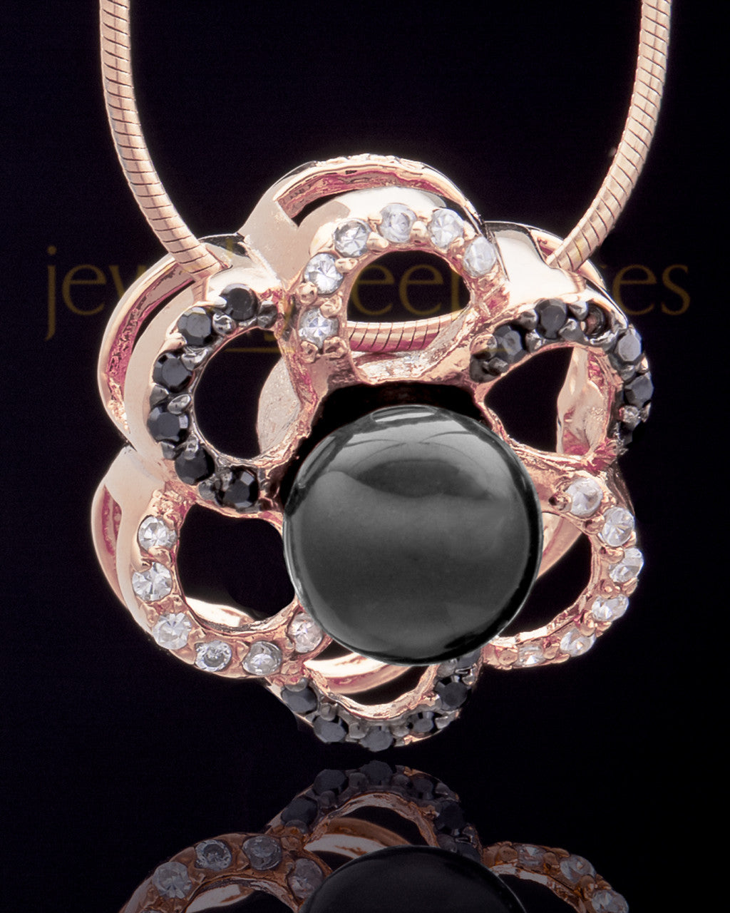 Rose Gold Plated Bound Together Keepsake Jewelry