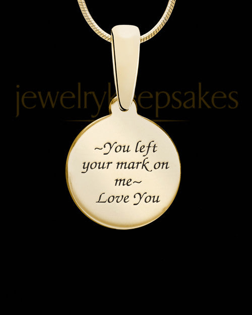 Pearly Initial Gold Ash Jewelry