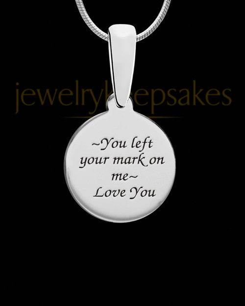 Lovely Initial Silver Ash Jewelry