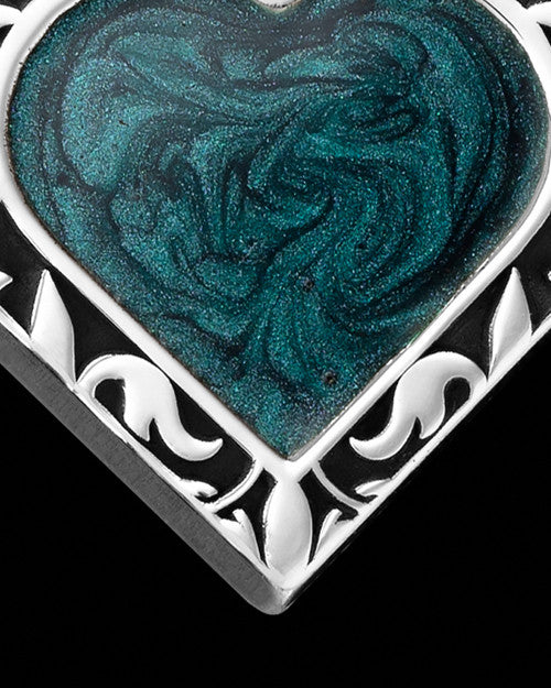 Paradise Heart Silver Ash Jewelry