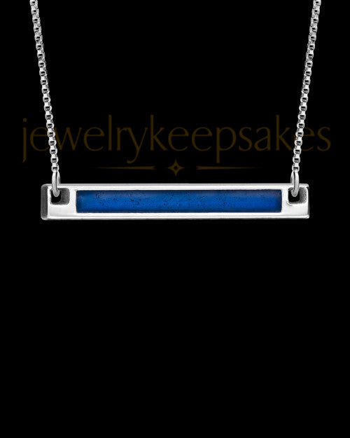 Blue Beaming Silver Ash Jewelry