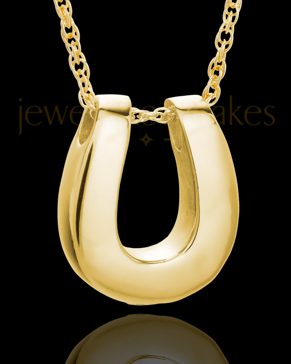 Cremains Locket Gold Vermeil Lucky Keepsake