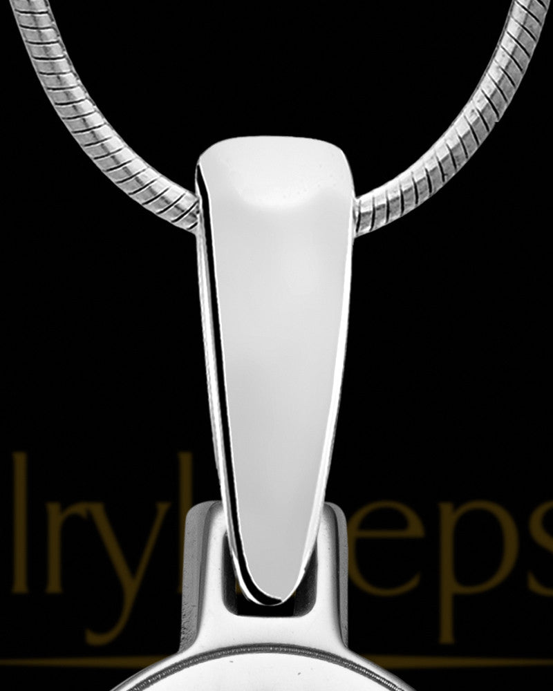 Sterling Silver Signature Oval Thumbprint Pendant