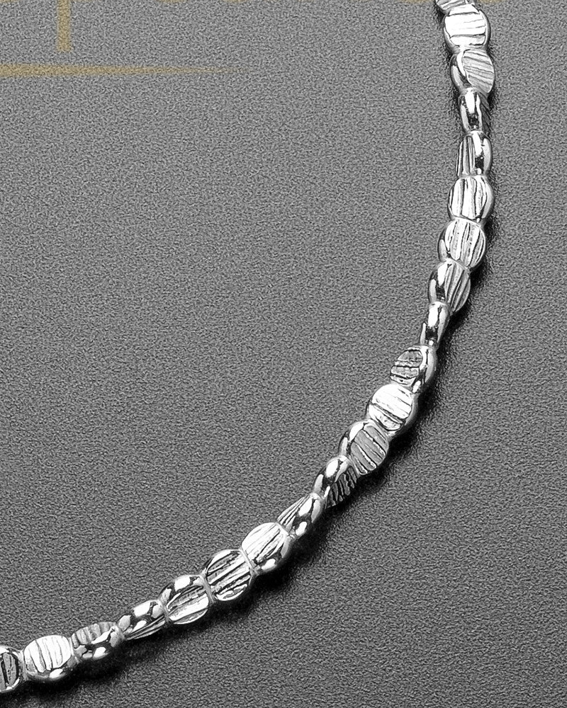 Heart Brushed Stainless Thumbprint Luxury Bracelet