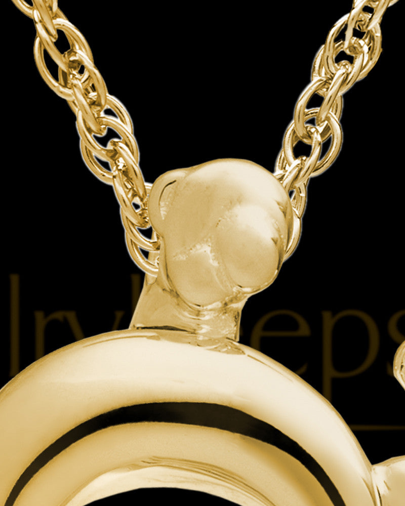 Cremation Keepsake Gold Plated Heartfelt Keepsake